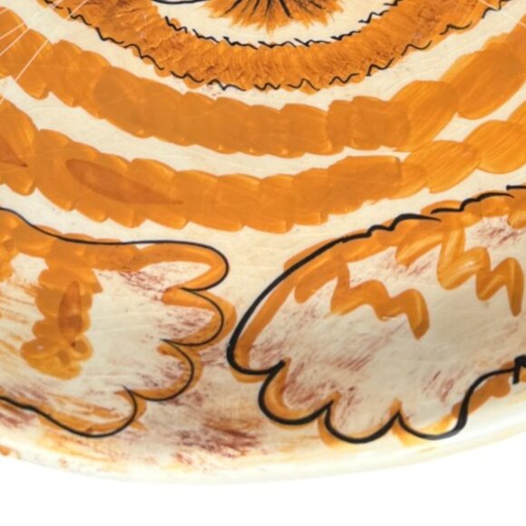 Vtg 2001 NINA LYMAN Hand-Painted Ceramic Cat Plate Large "Cats by Nina" 12.75" D - Picture 9 of 16